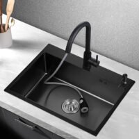 5050 fregadero de cocina 304 square kitchen nano sink manufacturer sing double sink handmade nano stainless steel black si (4) 5050 fregadero de cocina 304 square kitchen nano sink manufacturer sing double sink handmade nano stainless steel black sink