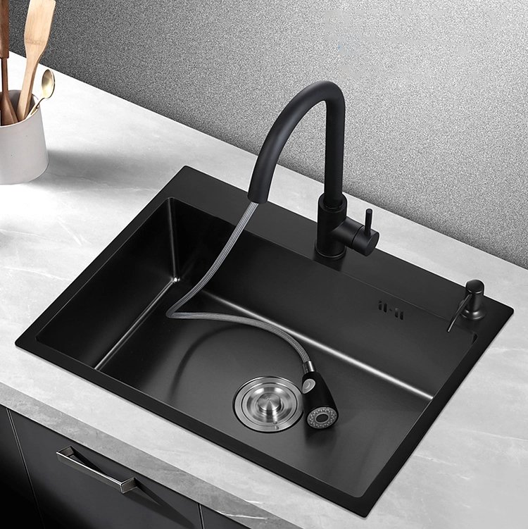 5050 fregadero de cocina 304 square kitchen nano sink manufacturer sing double sink handmade nano stainless steel black si (4) 5050 fregadero de cocina 304 square kitchen nano sink manufacturer sing double sink handmade nano stainless steel black sink