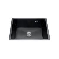 Black Single Large Bowl Durable Stainless Steel Handmade Kitchen Under Mount Sink Kitchen Sinks Wholesale