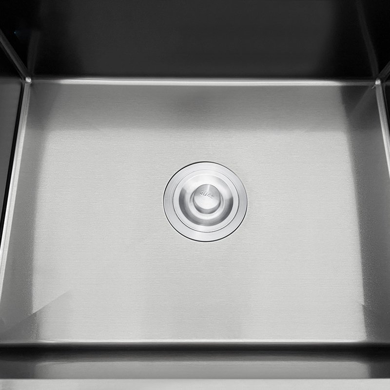 Black Single Large Bowl Durable Stainless Steel Handmade Kitchen Under Mount Sink Kitchen Sinks Wholesale