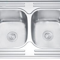 Double Bowl Stainless Steel Sink Food Grade Family Home Sink