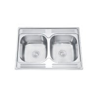 Double Bowl Stainless Steel Sink Food Grade Family Home Sink