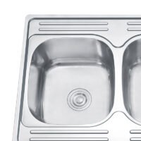 Double Bowl Stainless Steel Sink Food Grade Family Home Sink