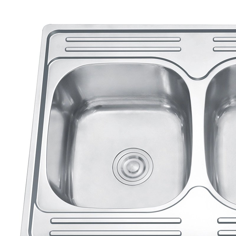 Double Bowl Stainless Steel Sink Food Grade Family Home Sink