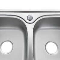Embossed Direct Sale Factory Sink Manufacturer Double Bowl Sink for Farmhouse Kitchen