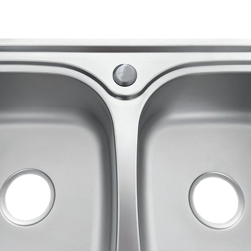 Embossed Direct Sale Factory Sink Manufacturer Double Bowl Sink for Farmhouse Kitchen