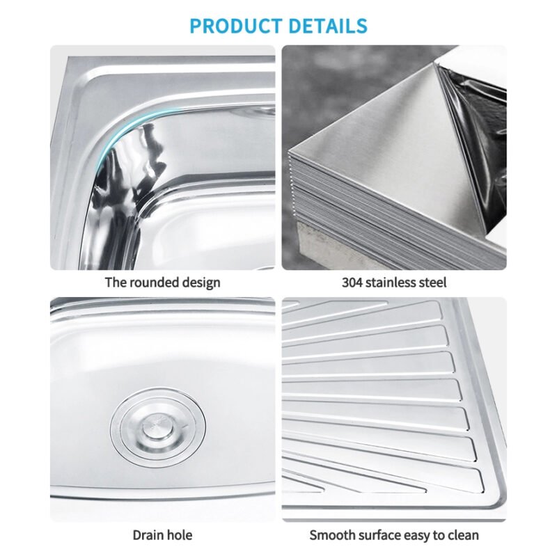 High-performance Large size Stainless Steel Sink for KItchen