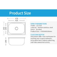 Hot Family Kitchen Sink Rectangle Round Corner Single Bowl House Kitchen Sink Washing Bowl and Dishing Bowl Hot Family Kitchen Sink Rectangle Round Corner Single Bowl House Kitchen Sink Washing Bowl and Dishing Bowl