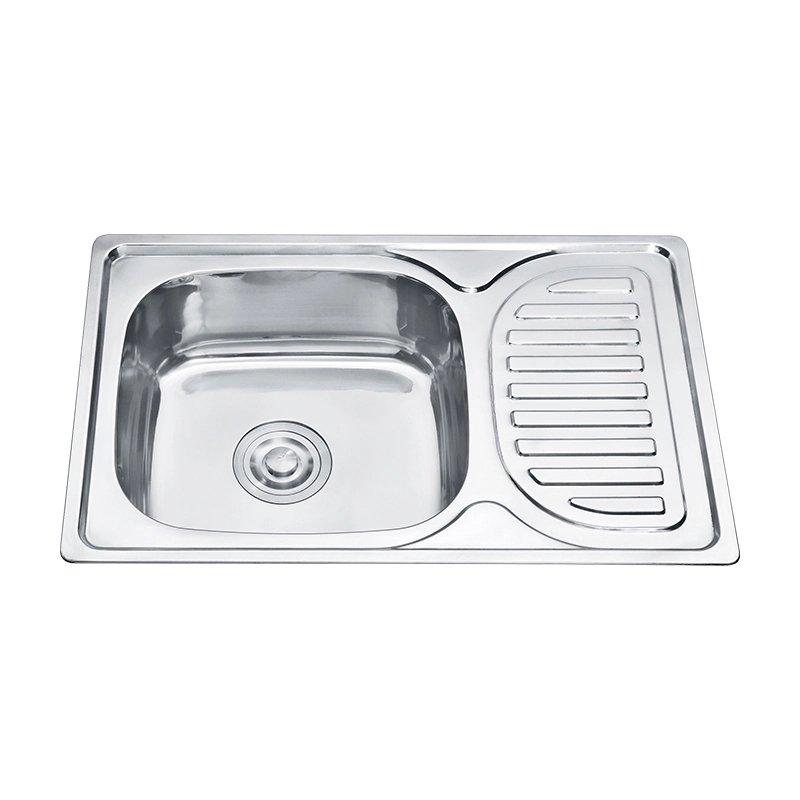 Hot sale Unique 304 Stainless Steel Single Basin Kitchen Laundry Sink Square Design Deep Drainboard Single Basin (2) Hot sale Unique 304 Stainless Steel Single Basin Kitchen Laundry Sink Square Design Deep Drainboard Single Basin
