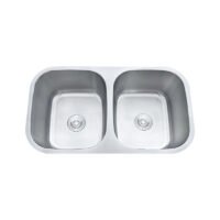 Out Door Farmhouse Double Bowl Sink Sus304/201 Stainless Steel Sink for Kitchen