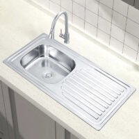 Popular Cooking And Washing Kitchen Sink | Sink with Plate for Home Kitchen