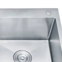 Premium Handmade Stainless Steel Double Equal Bowl Undermount Kitchen Sink – Ideal for Home, Utility, and Commercial Kitchens Farmhouse Sink