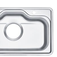 Professional Kitchen Sink Manufacturer Polished Kitchen Sink 1-Hole House Kitchen Sink without Faucet