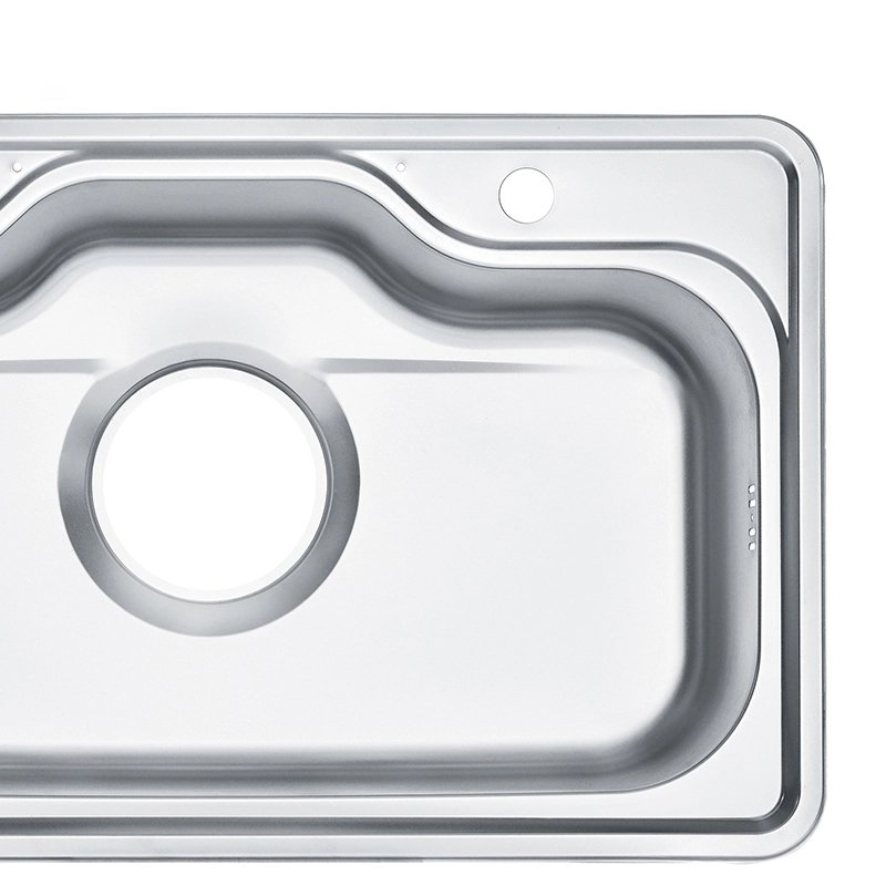 Professional Kitchen Sink Manufacturer Polished Kitchen Sink 1-Hole House Kitchen Sink without Faucet