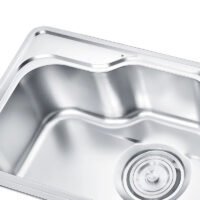 Professional Kitchen Sink Manufacturer Polished Kitchen Sink 1-Hole House Kitchen Sink without Faucet