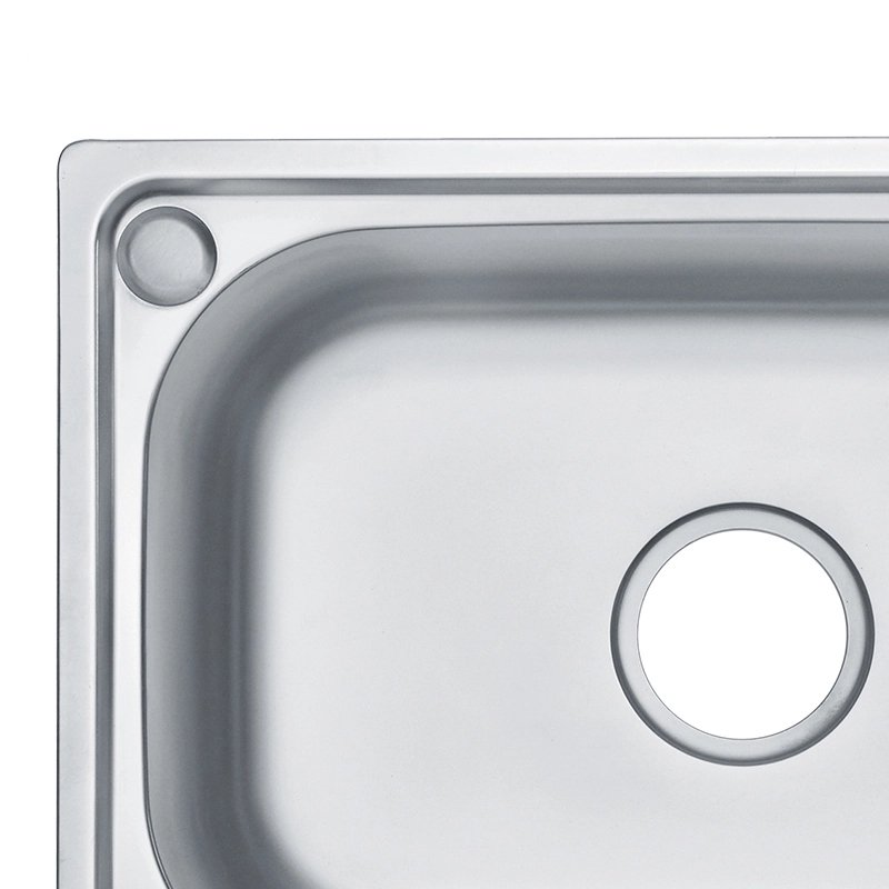 Washing and Cooking Basin 304 Stainless Steel Pressing Sink Deep Wash Basin Single Bowl Big Size Home Farmhouse